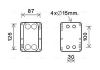 Oil Cooler, engine oil