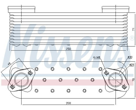 Oil Cooler, engine oil, Image 2