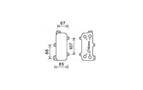 Oil Cooler, engine oil