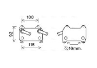 Oil Cooler, engine oil
