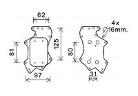 Oil Cooler, engine oil