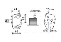 Oil Cooler, engine oil