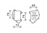 Oil Cooler, engine oil