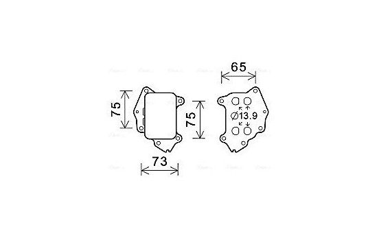 Oil Cooler, engine oil