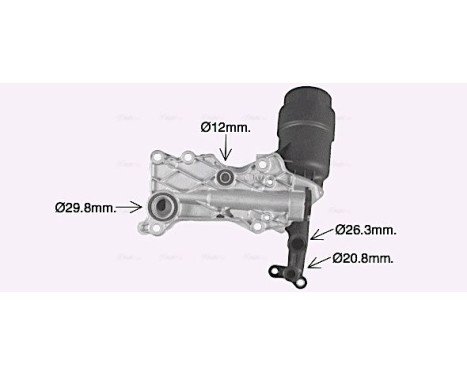 Oil Cooler, engine oil, Image 2