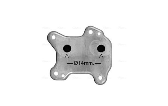 Oil Cooler, engine oil, Image 2