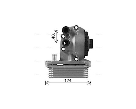 Oil Cooler, engine oil, Image 2