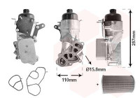 Oil cooler, engine oil