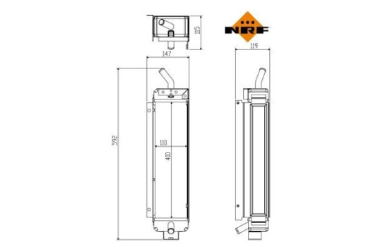 Oil cooler, engine oil, Image 5