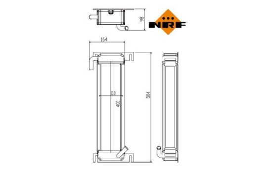 Oil cooler, engine oil, Image 5