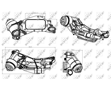 Oil Cooler, engine oil, Image 5