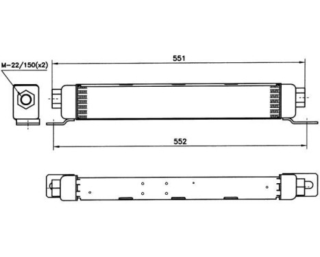 Oil Cooler, engine oil, Image 5