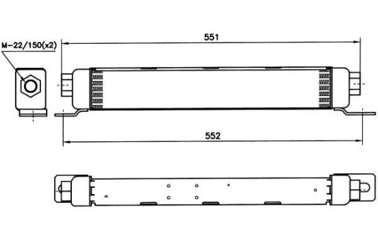 Oil Cooler, engine oil, Image 5