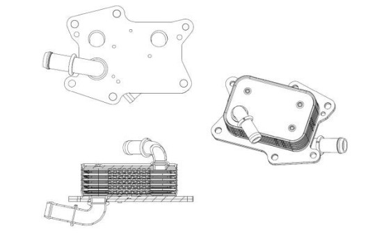 Oil Cooler, engine oil