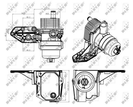 Oil Cooler, engine oil, Image 5