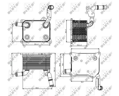 Oil Cooler, engine oil, Image 5