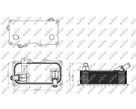 Oil Cooler, engine oil, Image 5