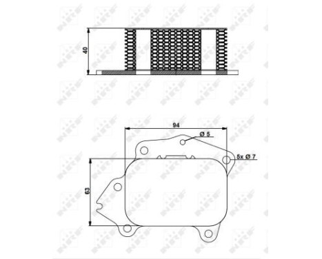 Oil Cooler, engine oil, Image 5