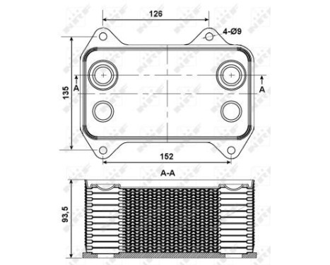 Oil Cooler, engine oil, Image 5