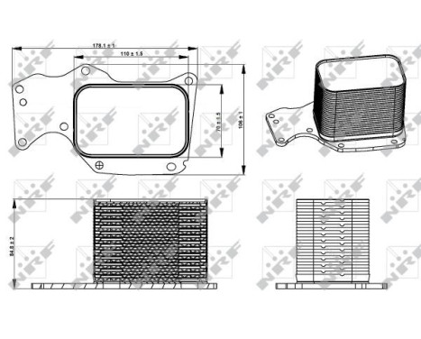 Oil Cooler, engine oil, Image 5