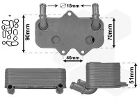 Oil Cooler, engine oil