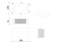 Oil cooler, engine oil