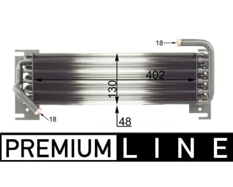 Oil cooler, engine oil