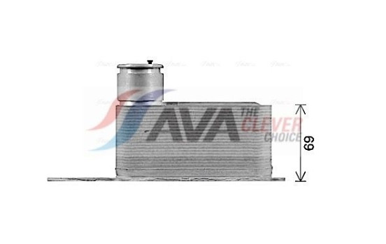 Oil Cooler, engine oil, Image 2