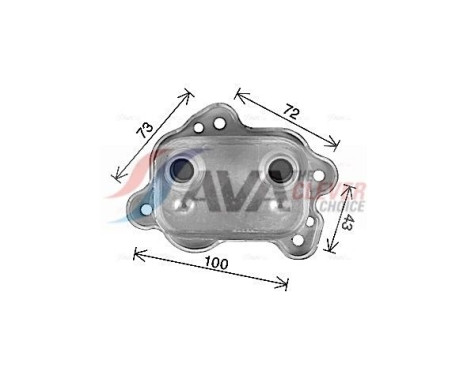 Oil Cooler, engine oil, Image 3