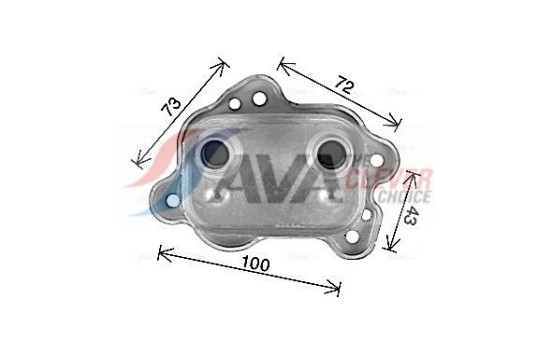 Oil Cooler, engine oil, Image 3