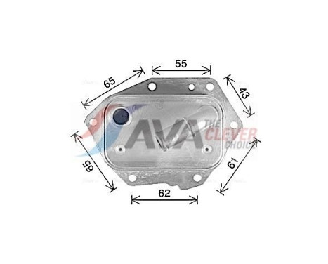 Oil Cooler, engine oil, Image 3