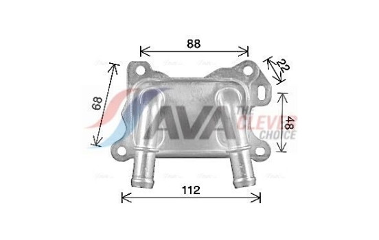 Oil Cooler, engine oil, Image 3
