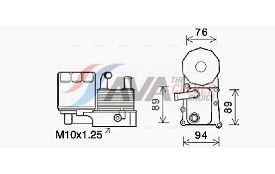 Oil Cooler, engine oil