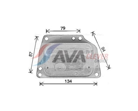 Oil Cooler, engine oil, Image 3