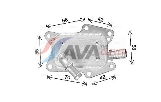 Oil Cooler, engine oil, Image 3