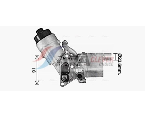 Oil Cooler, engine oil, Image 3