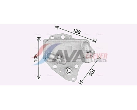 Oil Cooler, engine oil, Image 3