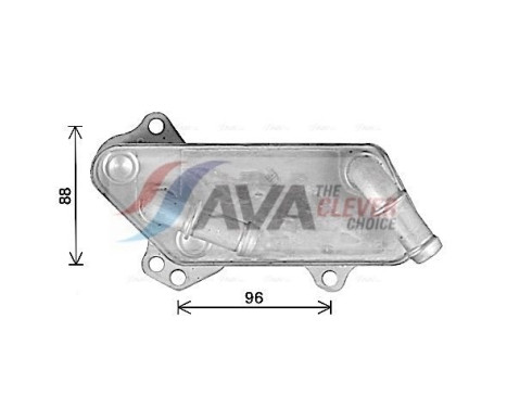 Oil Cooler, engine oil, Image 3