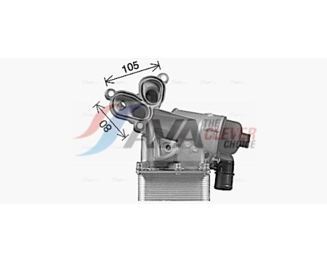 Oil Cooler, engine oil, Image 3