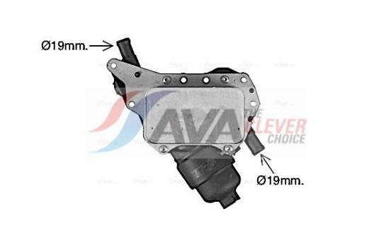 Oil Cooler, engine oil, Image 2