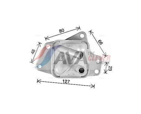 Oil Cooler, engine oil, Image 3