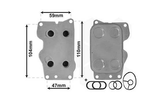 Oil Cooler, engine oil