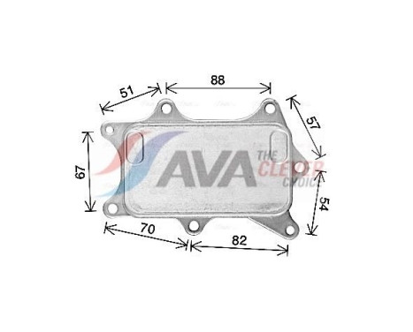 Oil Cooler, engine oil, Image 3