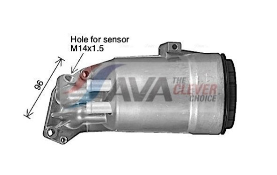 Oil Cooler, engine oil, Image 2