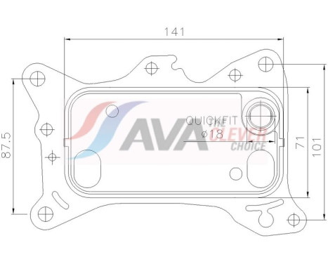 Oil cooler, engine oil