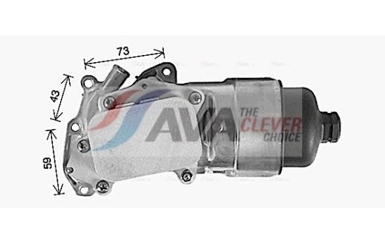 Oil Cooler, engine oil, Image 3