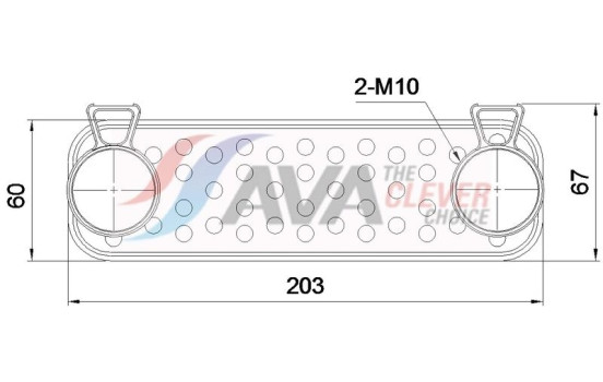 Oil cooler, engine oil