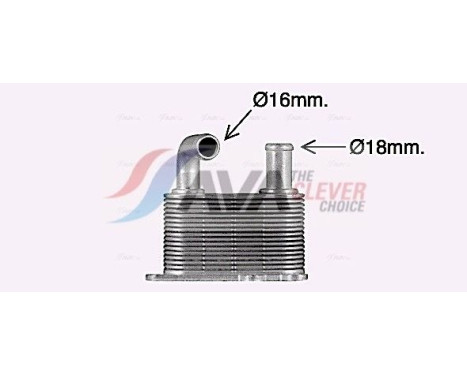 Oil Cooler, engine oil, Image 2