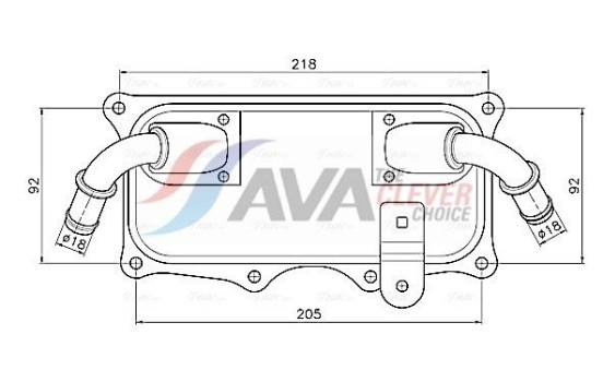Oil cooler, engine oil
