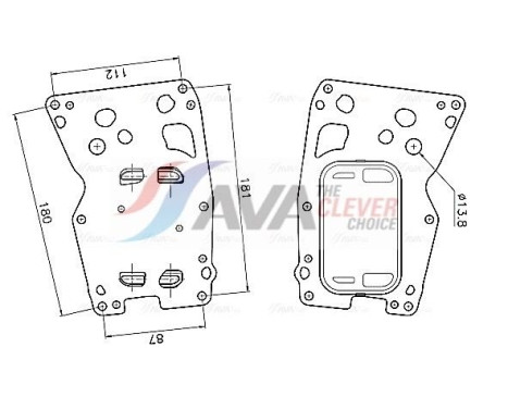 Oil cooler, engine oil